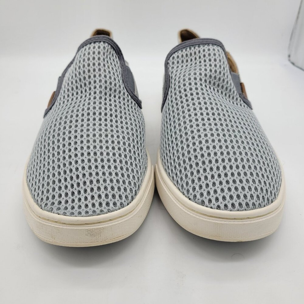 OluKai Women's Pehuea Slip On Sneakers Pale Grey Sz 9 Breathable Mesh - Picture 2 of 8
